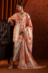 Unstitched Winter Linen 3 Piece Suit